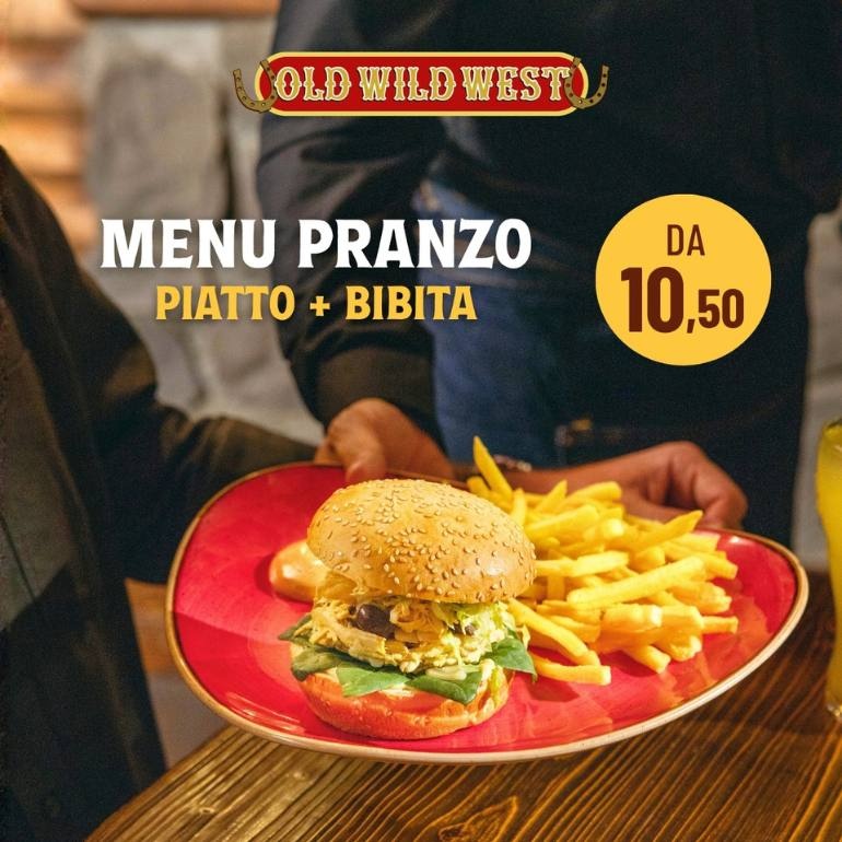 È arrivato il nuovo menu pranzo da Old Wild West!